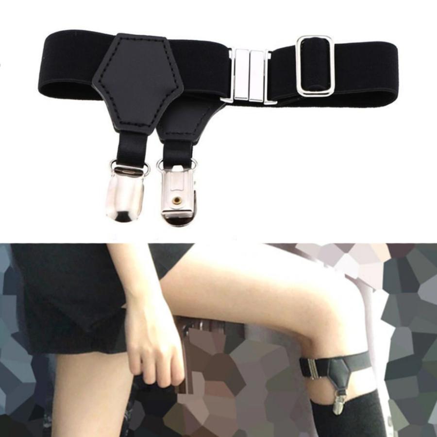 レディース ガーターベルト 地雷系 病み系 パンク ハーネス フ  ダブルブラック