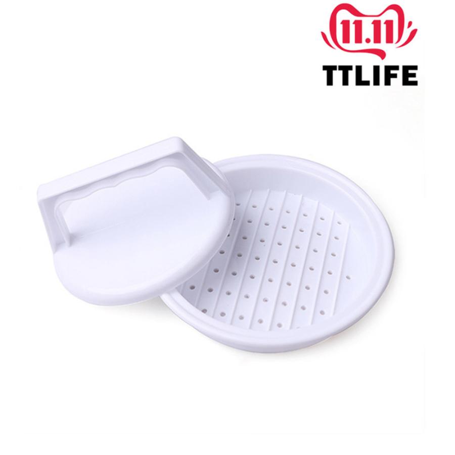 ハンバーガープレス ミートプレス キッチン ハンバーグ 並行輸入 料理 調理 衛生的 プラスチック製 