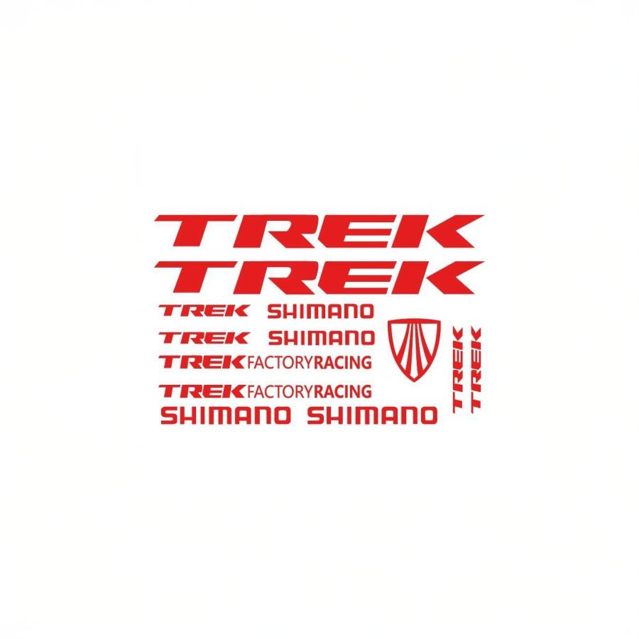 自転車 フレーム ビニール ステッカー セット サイクリング ロード ライド デカール  レッド大 赤