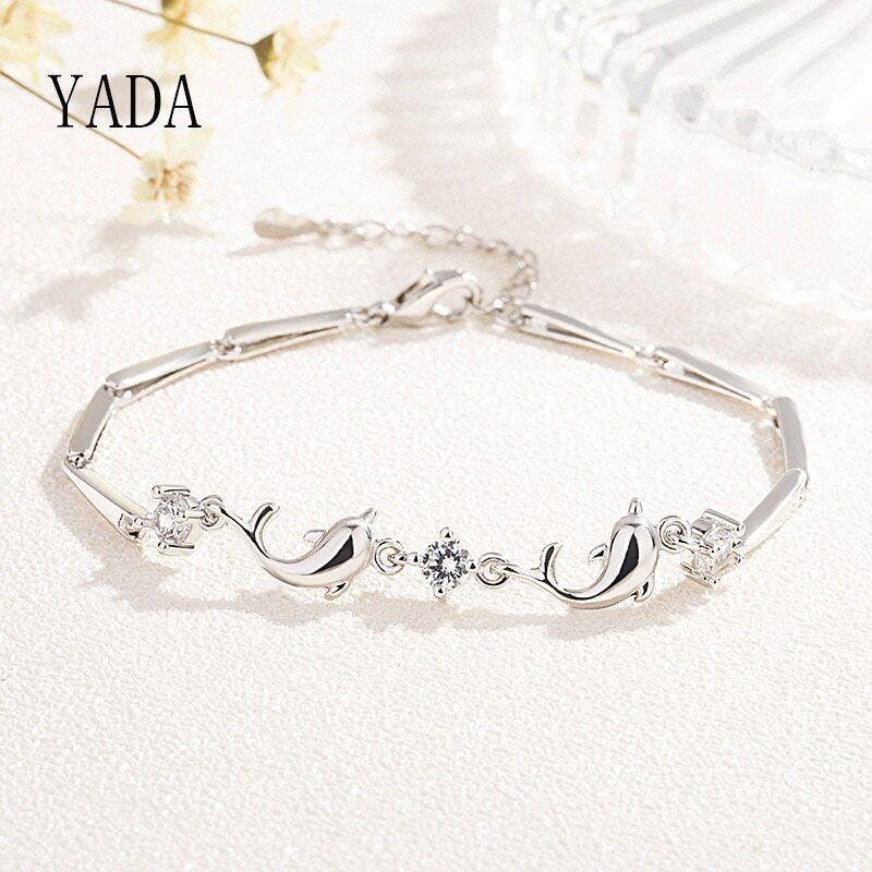 シルバー ブレスレッド イルカ アクセサリー 女性 海 ビーチ かわいい おしゃれ  シルバー