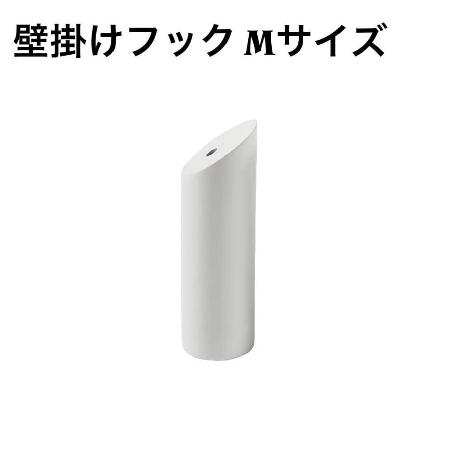 壁掛け コートフック 天然木ハンガー 装飾 ウォールフック  M-白