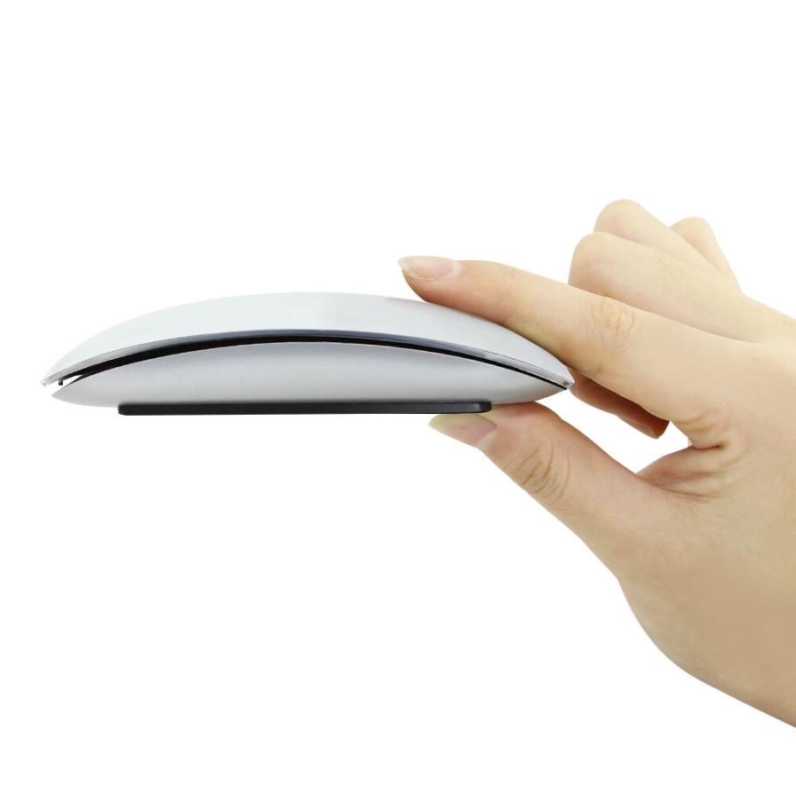 ワイヤレスマウス マジック マウス 充電式 ブルートゥース 静音 なめらか つるつる Macbook bluetooth ノート|白｜pandaz｜06