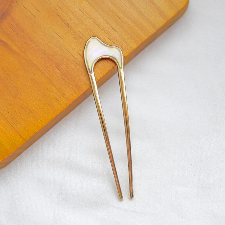 ヘアクリップ ヘアピン 金属 ヘアサロン スタイリング ヘアセット 髪留め レディース アク  A-1