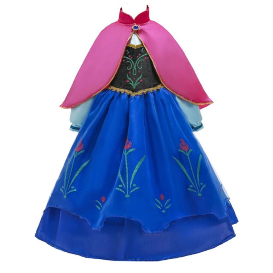 ドレス プリンセス コスプレ 子供用 ワンピース 英語 アナ雪 お得 4点