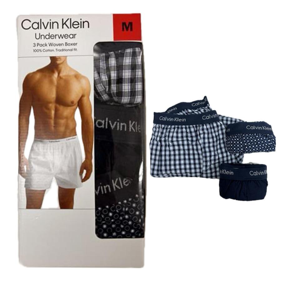 Calvin Klein カルバンクライン ボクサーパンツ 3枚組 綿100% M