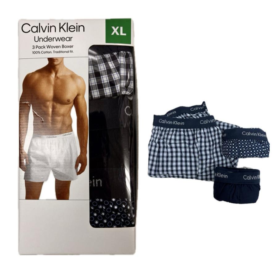 Calvin Klein カルバンクライン ボクサーパンツ 3枚組 綿100% XL