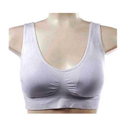 ブラジャー 快適 大きいサイズ インナー リラックス ブラ 下着 セクシー  ホワイトXXL