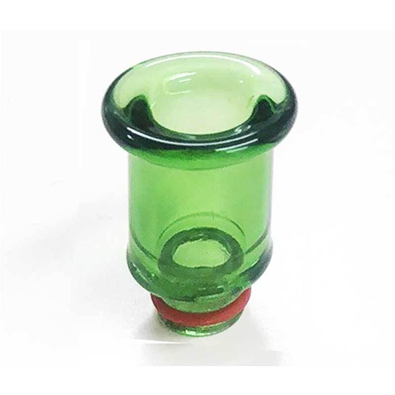 電子タバコタバコ用 交換ドリップチップ ガラス  510規格  グリーン