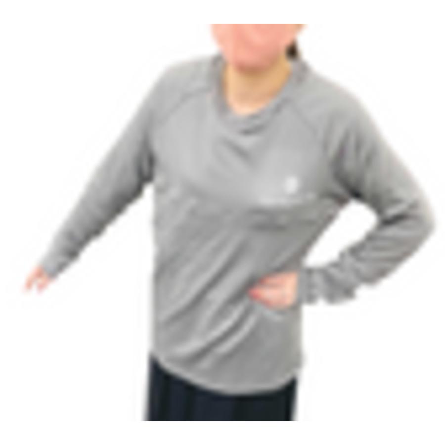 フードパンダ foodpanda 冬用Tシャツ 長袖 ヒートテック グレー ロングTシ  Mサイズ