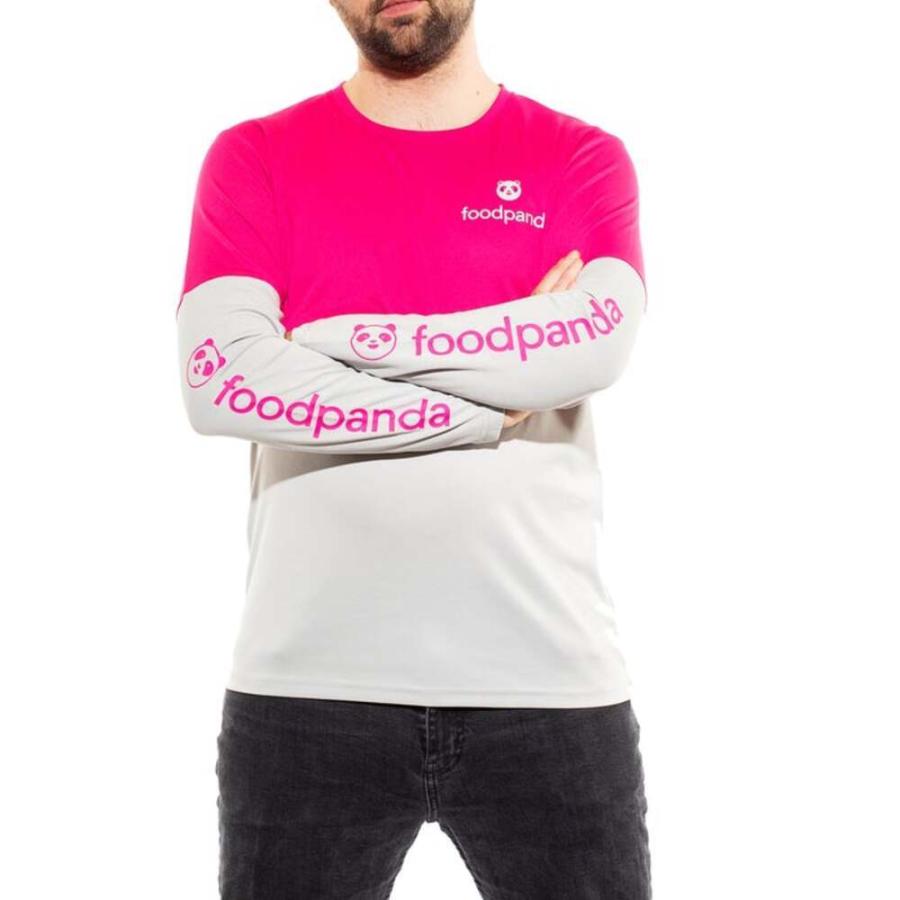 フードパンダ foodpanda ロングスリーブTシャツ メンズファッション ロンT M