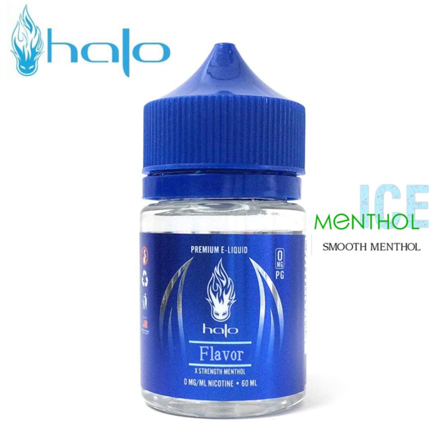 電子タバコ リキッド Halo ヘイロー 60ml ブルー  アイスメンソール