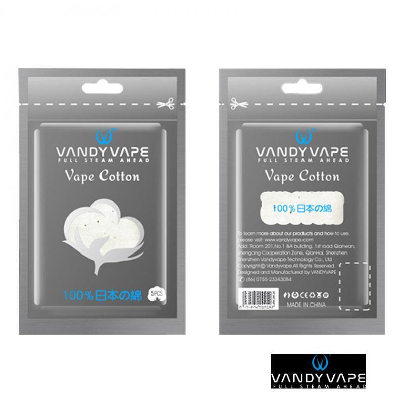 バンディベープ Vandy vape ベープコットン オーガニックコットン 5枚入り 
