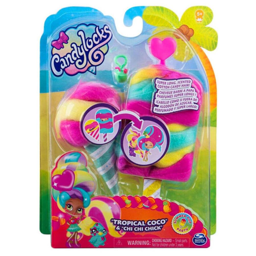 キャンディーロックス サマーポップパーティー 人形 香り ヘアスタイルドール 髪  TROPICAL COCO