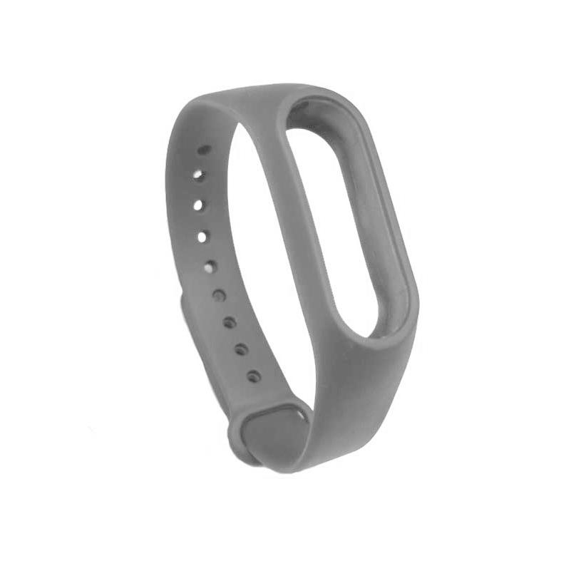 Xiaomi Mi Band 3 対応 シリコンバンド 交換ベルト スマートウォッチ ブレスレット ブラック