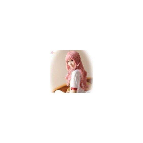 ボーカロイド コスプレ 巡音ルカ ウィッグ アニメ ウェーブ カラー
