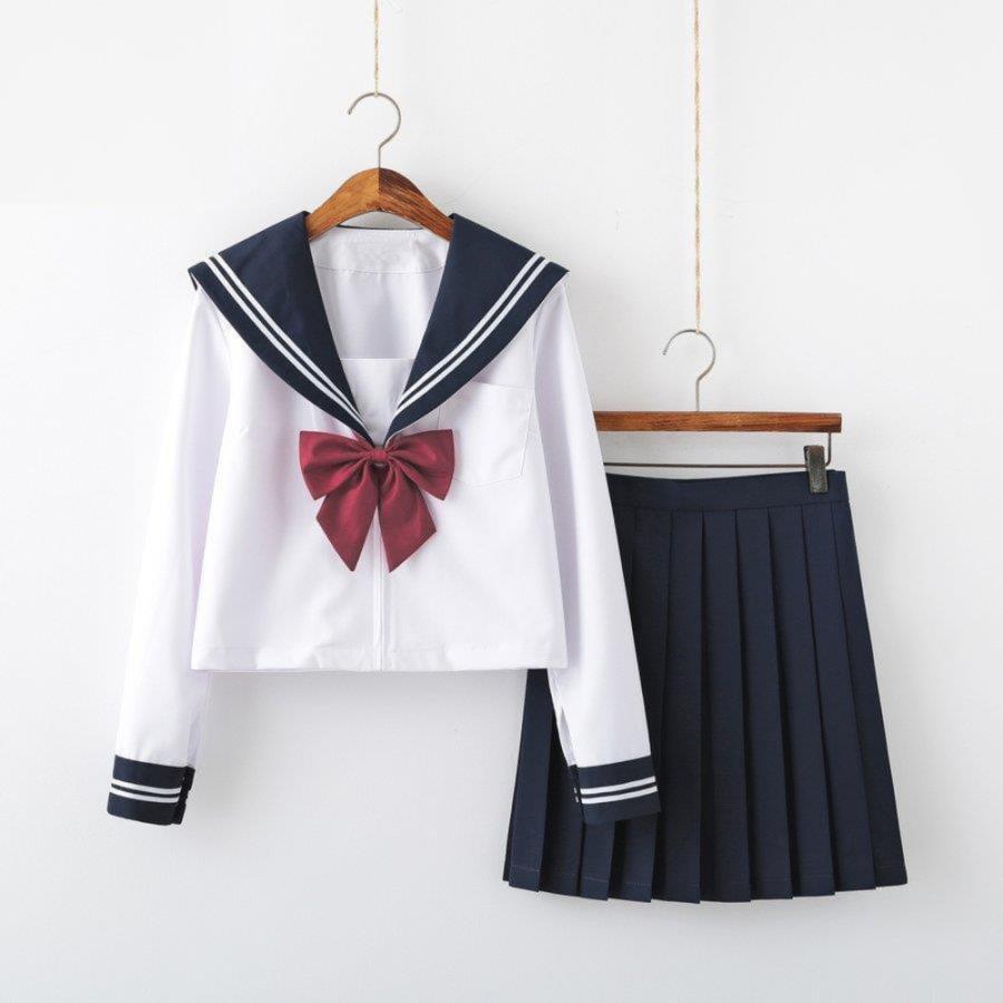 JK制服 高校生 学生服 制服 セーラー服 衣装 大きいサイズ 仮装 コスチューム 学院風 入学式 卒業 M の商品画像