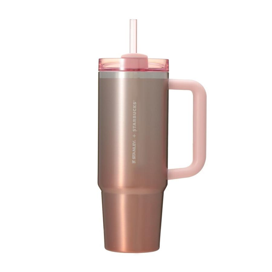 海外限定　レア　スターバックス　ピンク　グラデーション　ステンレスタンブラー starbucks スタバ 3WAY ステンレス タンブラー グラデーション 887ml
