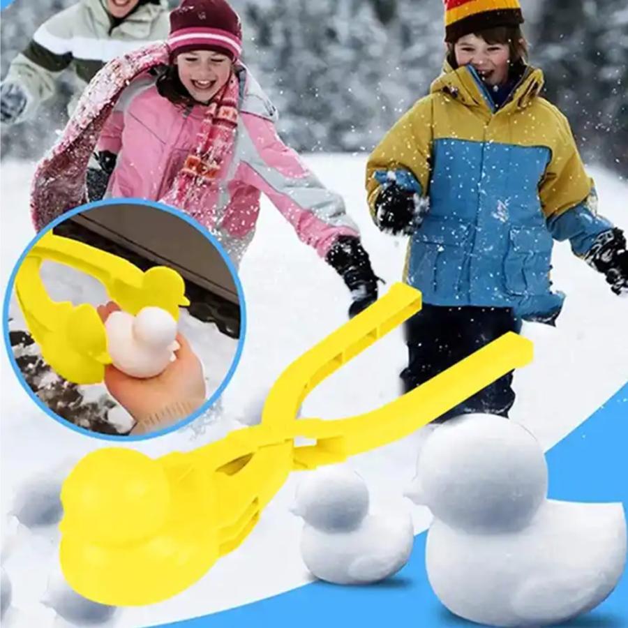 雪玉メーカー 子ども おもちゃ 雪遊び アヒル 砂場遊び スノーボール