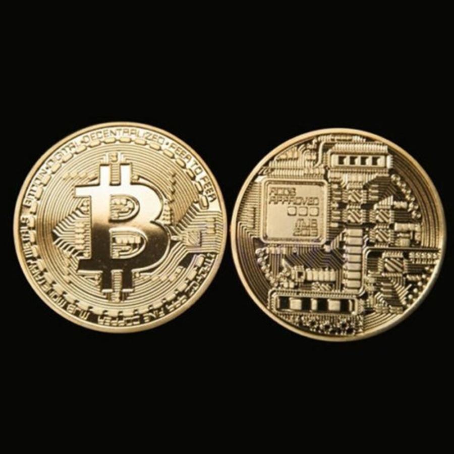 ビットコイン Bitcoin コイングッズ ゴールドメッキ  BitCoin BTC ゴールド
