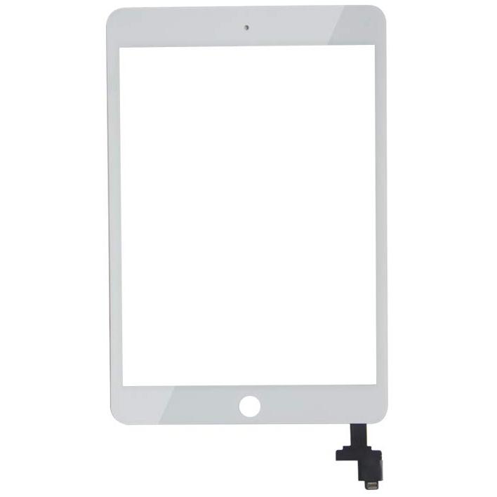 iPad タッチパネル タッチスクリーン フロントガラス 交換  ホワイトipad mini3