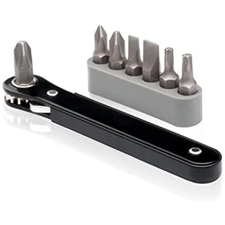 ミニ ラチェットドライバーセット コンパクト ポケットサイズ １０ｃｍ 1/4-Inch 