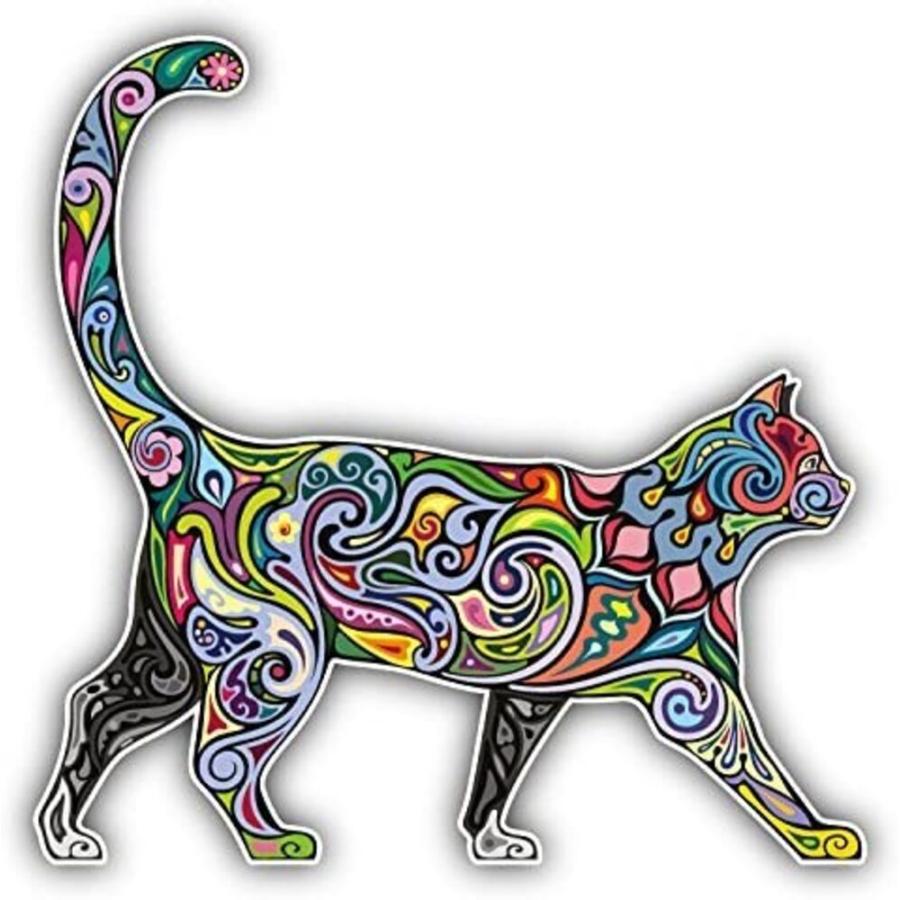 車 バイク おしゃれ かわいい 防水 猫 ステッカー シルエット カーステッカー 