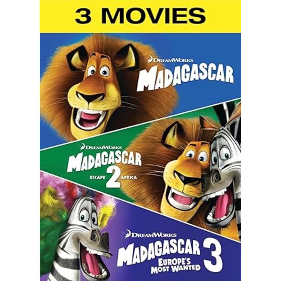 マダガスカル 1 2 3 Madagascar DVD ユニバーサルスタジオ 英語 海外 アニメ 英語学習 