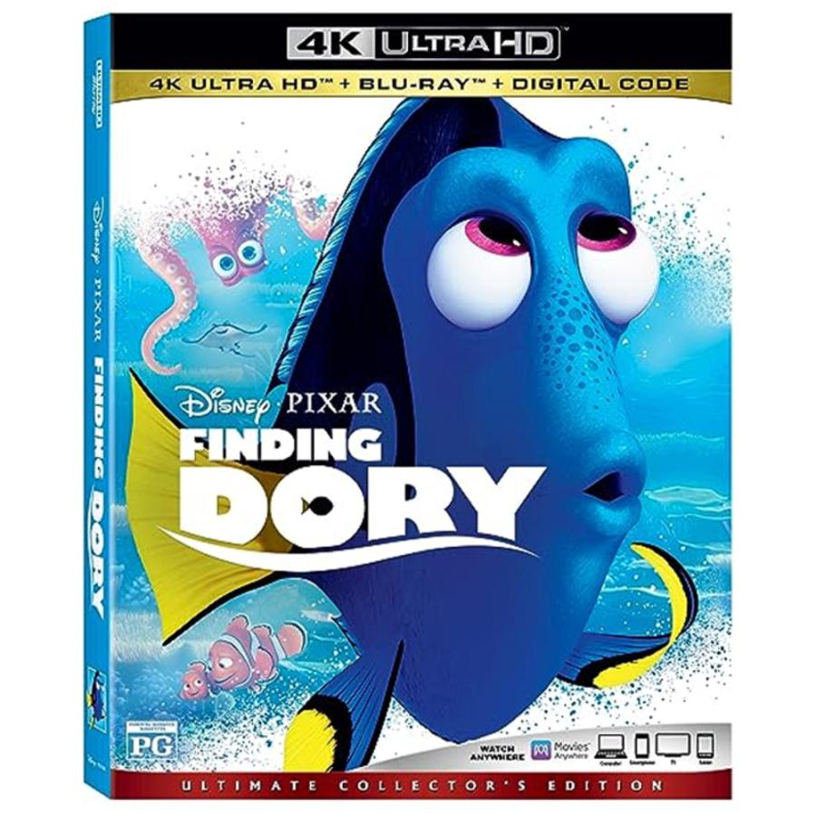 ディズニー ファインディング・ドリー ファインディング・ニモ Blu-ray 4K スペイン語 北米版 並 