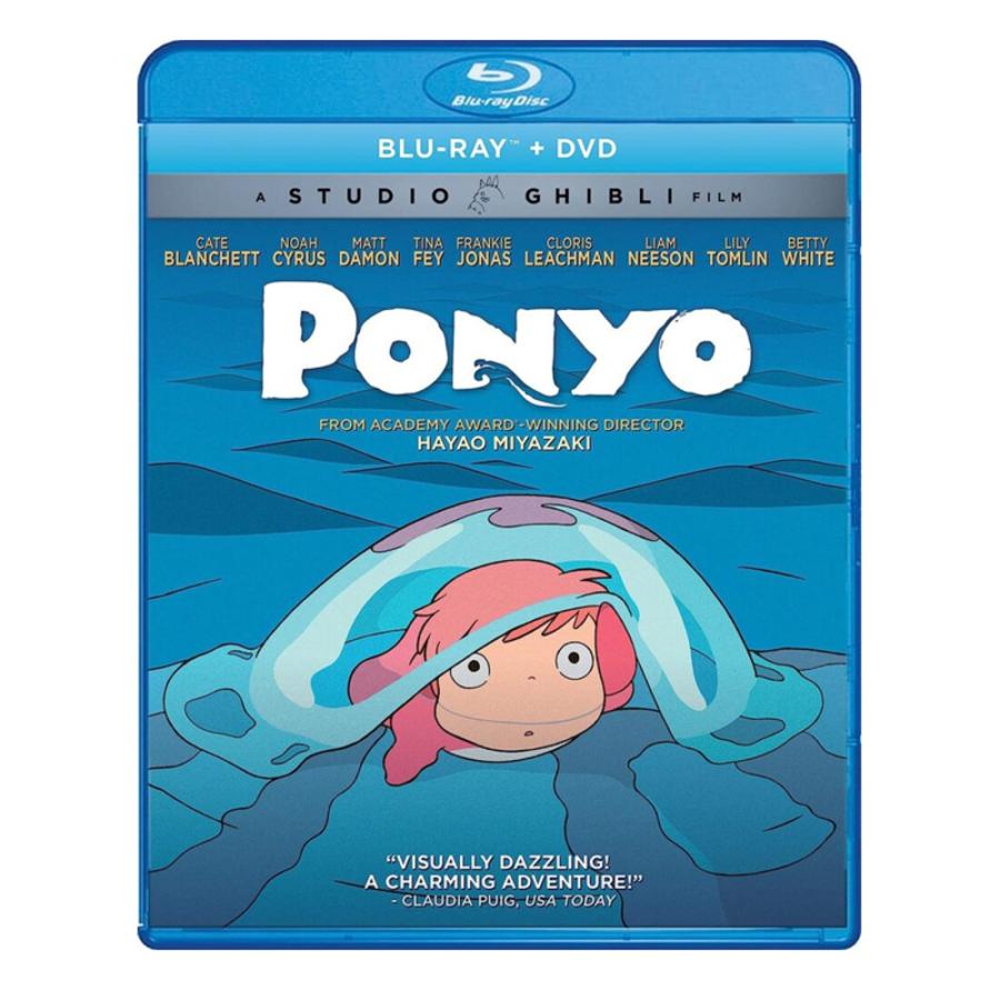 崖の上のポニョ Blu-ray ジブリ アニメ 語学学習 英語 フランス語 並行輸入品 北米版 ブルーレイ 