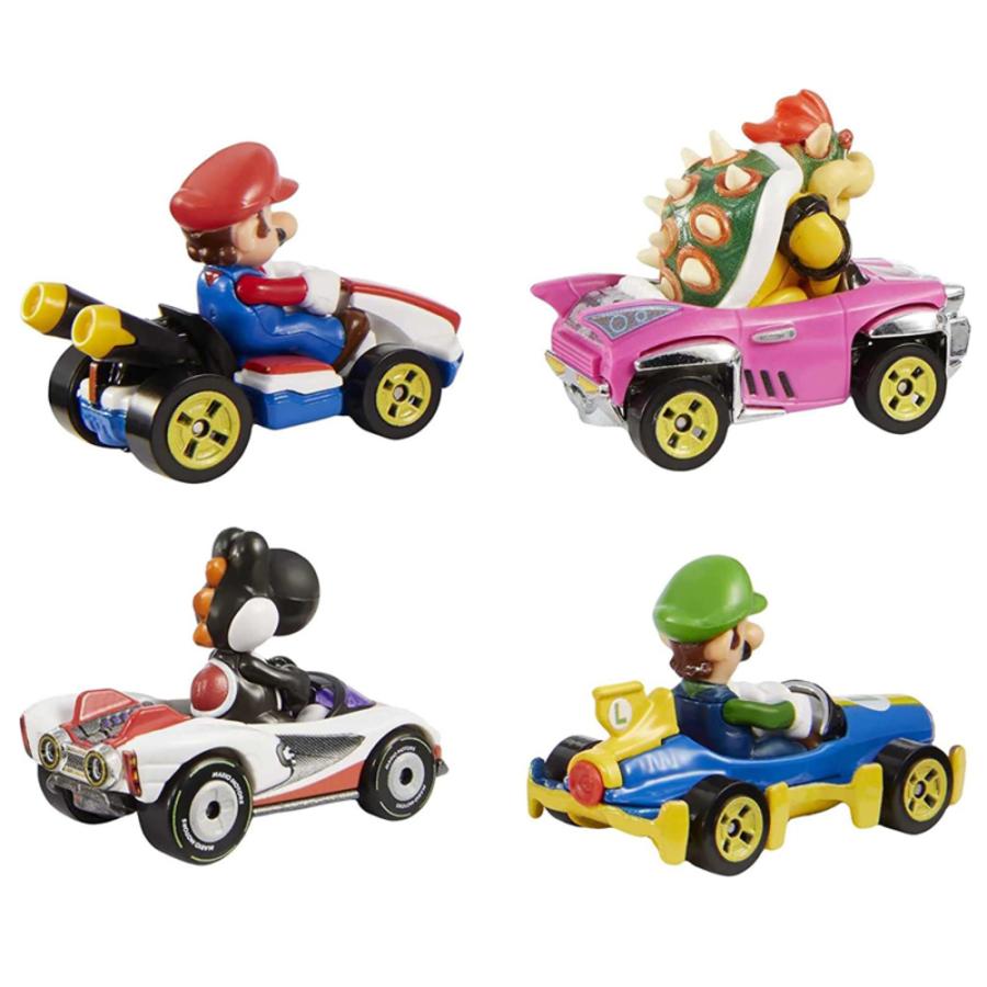 ホットウィール マリオカート 4パック マリオ ルイージ クッパ