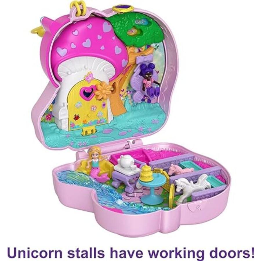 かわいい プレゼント ギフト用 おもちゃ 女の子 収納おもちゃ Pocket Polly ポリーポケットの画像
