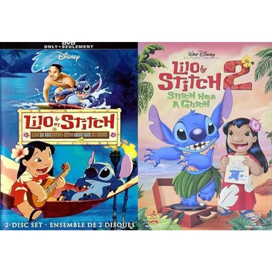 ディズニー リロ＆スティッチ DVD 2枚組 アニメ 語学学習 知育 北米版 並行輸入品 