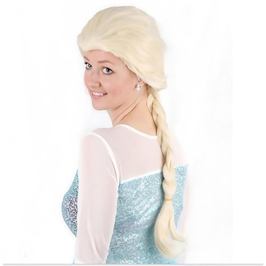 アナと雪の女王 エルサ ウィッグ FROZEN コスプレ 耐熱