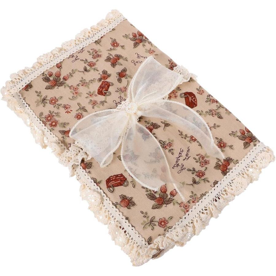 Sewroro 手帳本用 レース ブックカバー 洗える 耐摩耗性 防傷 便利な保護 