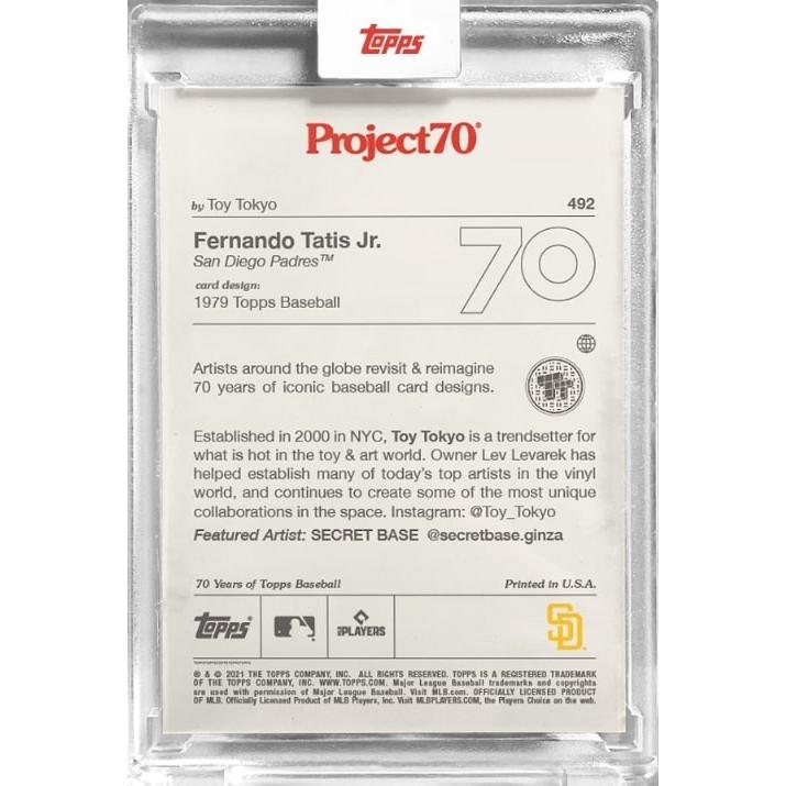 フェルナンド・タティスjr Topps Project70 Card 492 Fernando Tatis