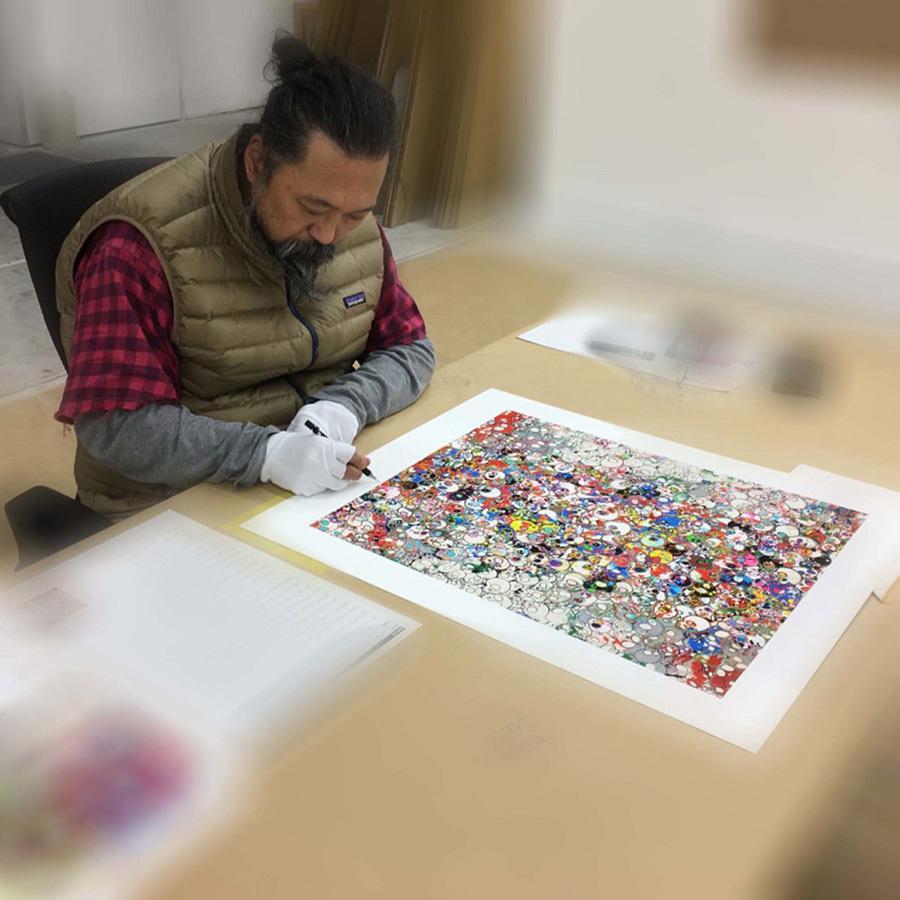 分岐点」村上隆エディションサイン入り版画作品 ZINGARO村上隆 分岐点」村上隆エディションサイン入り版画作品 ZINGARO村上隆