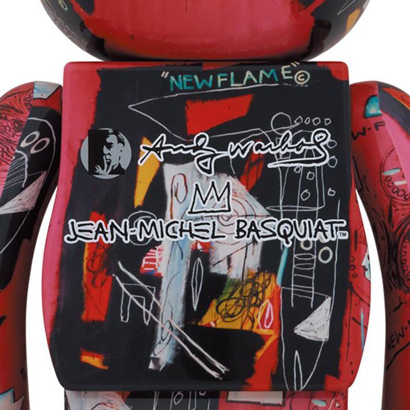 BE@RBRICK Andy Warhol × JEAN-MICHEL BASQUIAT #1 1000％ メディコム