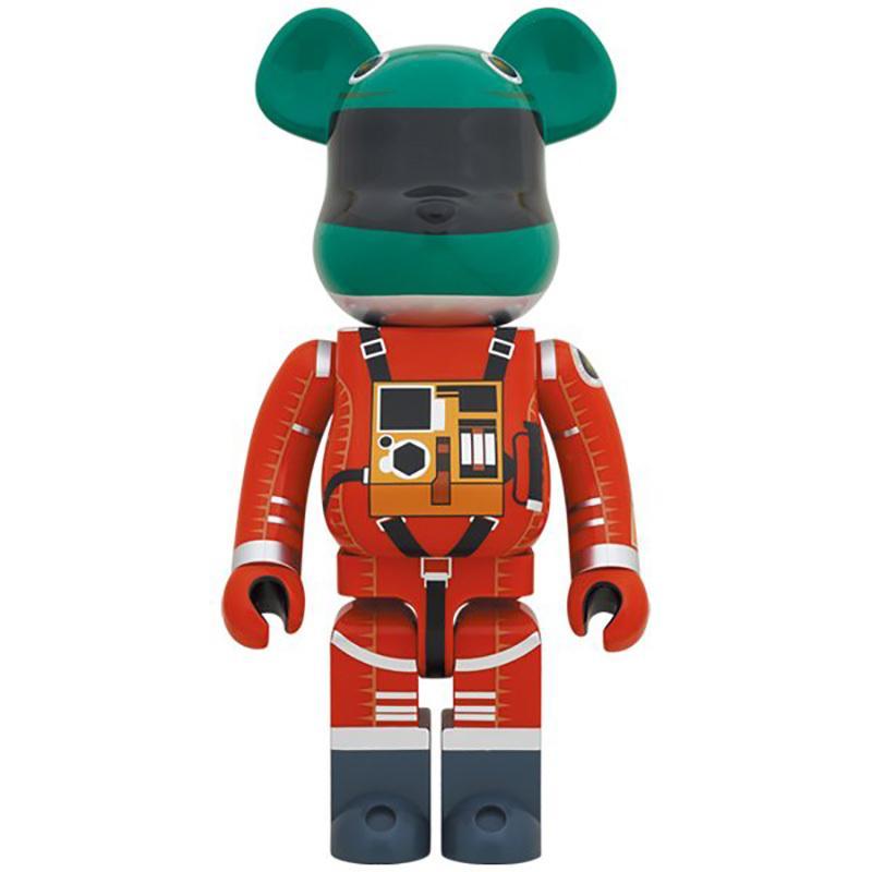 BE@RBRICK SPACE SUIT GREEN HELMET & ORANGE Ver. 1000％ ベア 