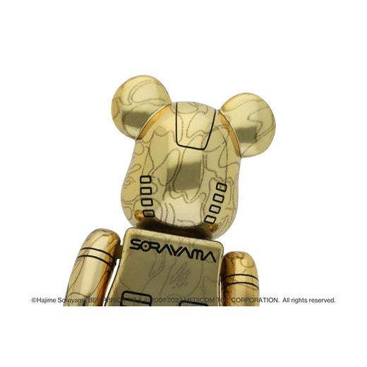 BE@RBRICK SORAYAMA X BABY MILO GOLD 100%&400% SET ベアブリック