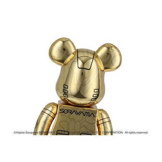BE@RBRICK SORAYAMA X BABY MILO GOLD 100%&400% SET ベアブリック
