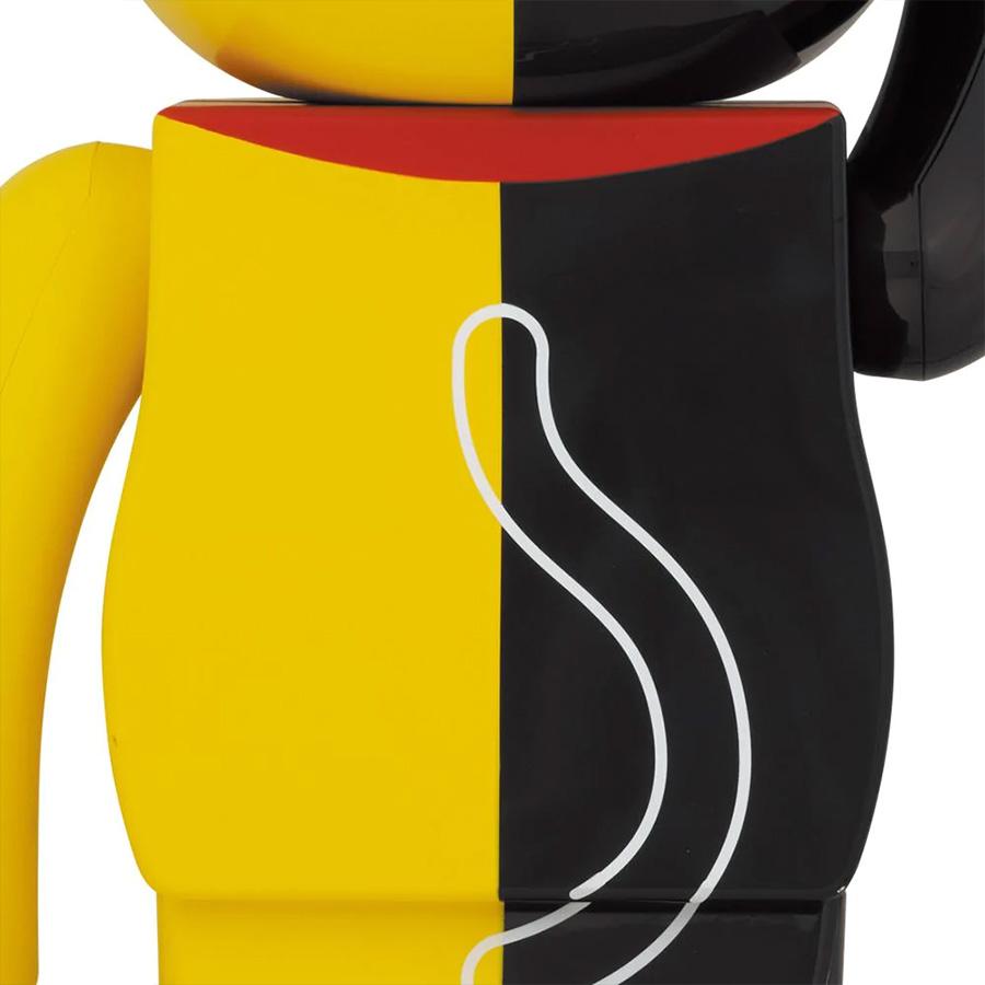 BE@RBRICK 招き猫 黒×黄 1000％ ベアブリック(Bearbrick Maneki Neko