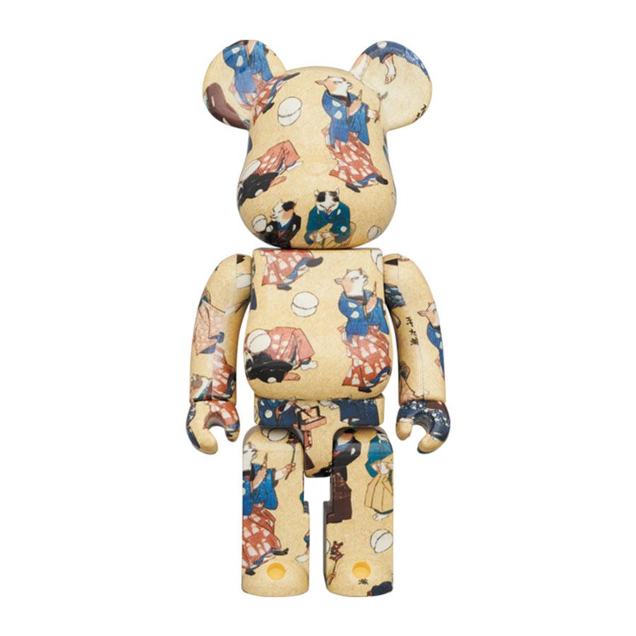 BE@RBRICK 歌川国芳「流行猫の曲鞠」100% & 400% ベアブリック