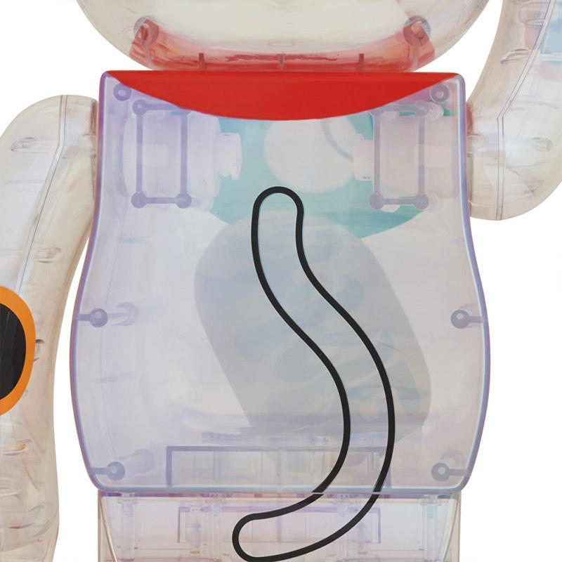 BE@RBRICK 招き猫 桃色透明メッキ 1000％ 【公式通販】