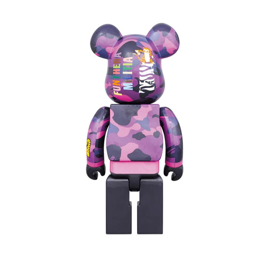 BE@RBRICK BAPE(R) CAMO TIGER 100％ & 400％ ［PURPLE］ベアブリック