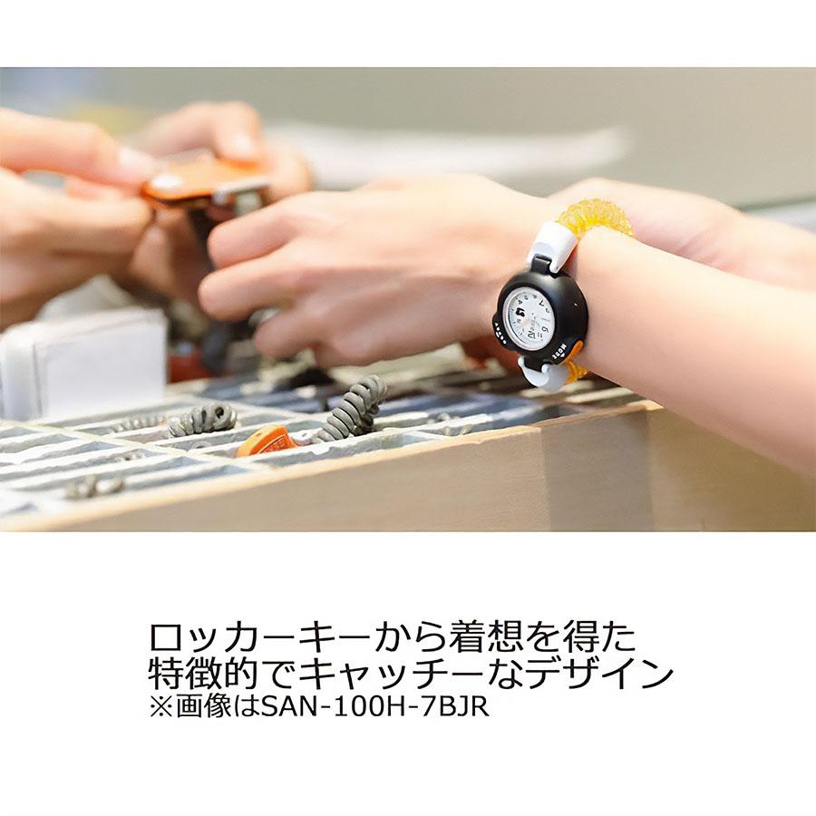 即納新品】CASIO(カシオ) サ時計 SAN-100H-1BJR ブラック カシオ