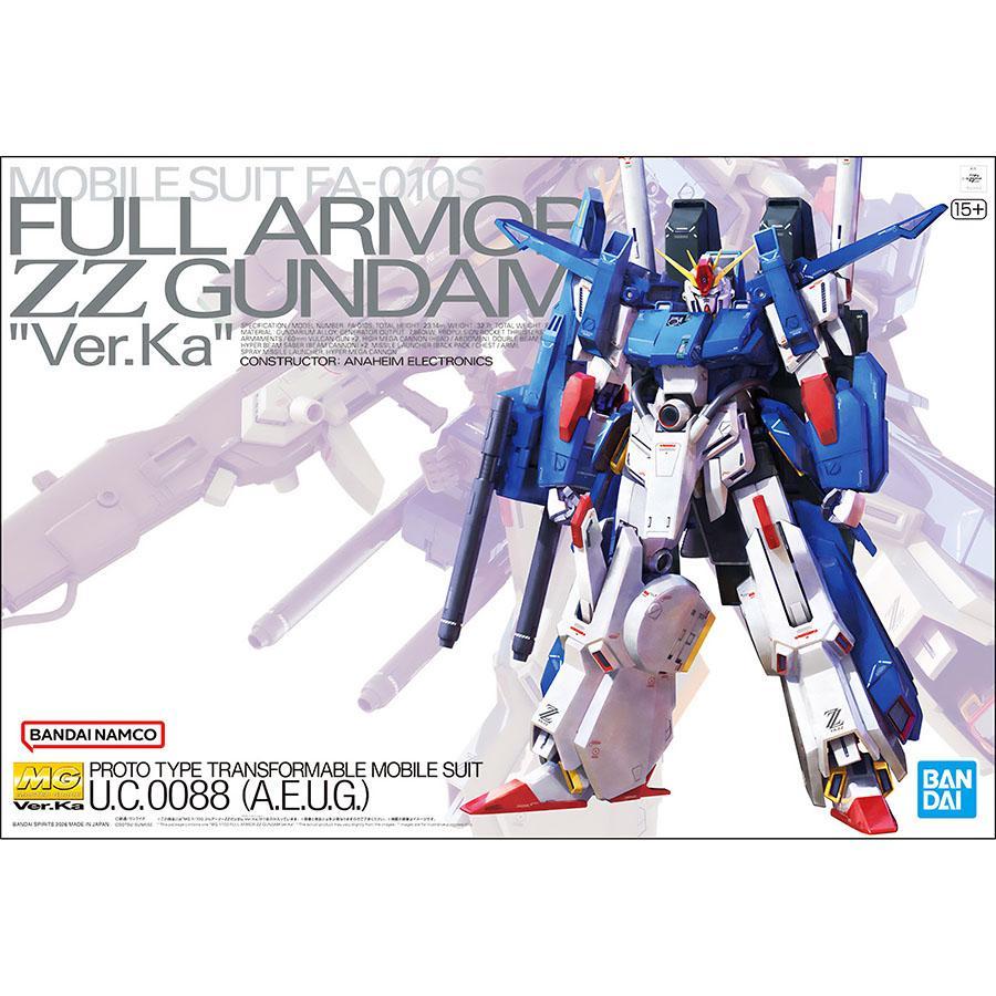 【即納新品】MG 1/100 フルアーマーZZガンダム Ver.Ka 機動戦士ガンダムZZ 組み立て式プラモデル_16