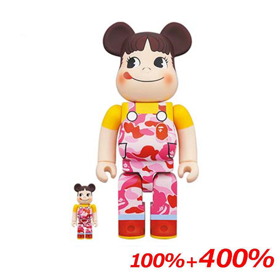 BE@RBRICK BAPE(R) ペコちゃん 100％ & 400％ ［Pink