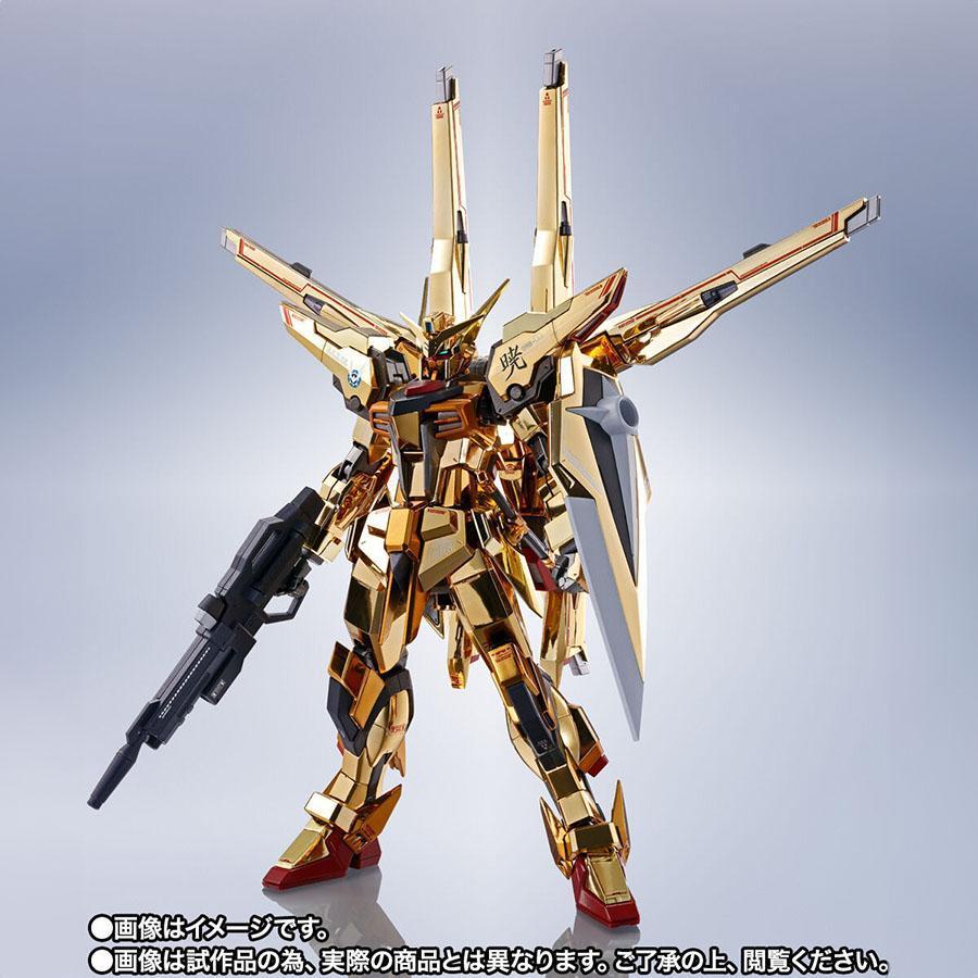 メタルロボット魂。ガンダムシードフリーダム.アカツキ.シラヌイ装備。 METAL ROBOT魂 ＜SIDE MS＞ アカツキ（シラヌイ装備） SEED