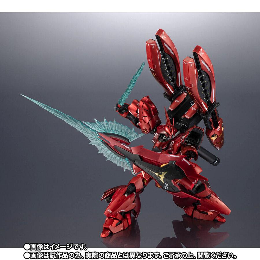 MSN-04FF フィギュア 超合金　サザビー　新品未使用　輸送箱伝票張跡なし BANDAI（バンダイ） 【即納新品】超合金 MSN-04FF サザビー 頭部ライト
