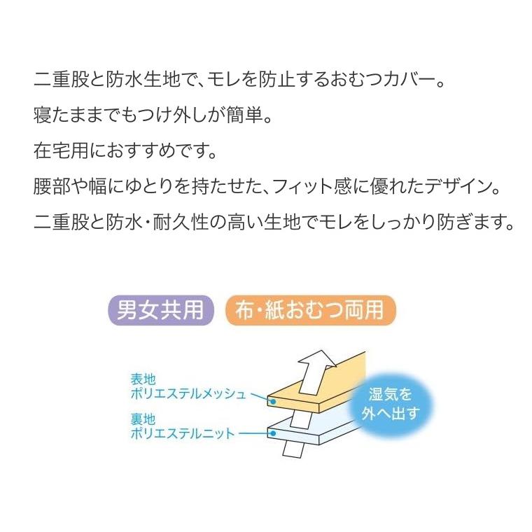 大人用 おむつカバー ハビナースおむつカバー 透湿タイプ LLサイズ